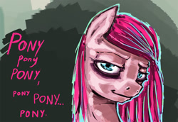 Size: 1000x688 | Tagged: safe, artist:kvernikovskiy, pinkie pie, earth pony, pony, looking at you, pinkamena diane pie, smiling, solo