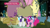 Size: 1920x1088 | Tagged: safe, screencap, fluttershy, pinkie pie, rarity, pegasus, pony, unicorn, putting your hoof down, discovery family logo, distorted, error, glitch