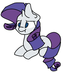 Size: 589x672 | Tagged: safe, artist:treble clefé, rarity, pony, unicorn, behaving like a cat, cute, missing cutie mark, scrunchy face, simple background, solo, transparent background, vector, your little cat 3