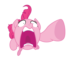 Size: 4877x4414 | Tagged: safe, artist:amarthgul, pinkie pie, earth pony, pony, my little pony: the movie, absurd resolution, faic, screaming, simple background, solo, transparent background, vector