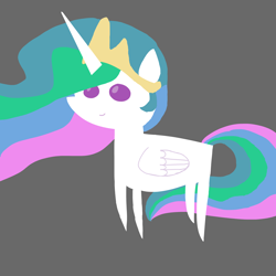 Size: 5000x5000 | Tagged: safe, artist:seriousweasle, princess celestia, alicorn, pony, absurd resolution, pointy ponies, solo