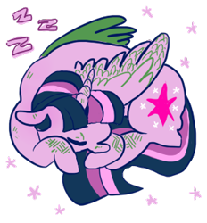 Size: 302x325 | Tagged: safe, artist:let-the-rainbow-remind-us, derpibooru import, part of a set, twilight sparkle, twilight sparkle (alicorn), alicorn, pony, female, mare, sleeping, solo