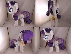 Size: 1597x1199 | Tagged: safe, artist:little-broy-peep, rarity, pony, element of generosity, irl, photo, plushie, solo