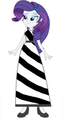 Size: 1024x2012 | Tagged: safe, artist:cartoonmasterv3, rarity, zebra, equestria girls, long dress, simple background, solo, transparent background, zebra dress