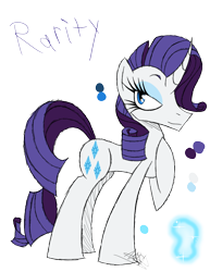 Size: 888x1150 | Tagged: safe, artist:didun850, rarity, pony, unicorn, curved horn, eyelashes, female, hooves to the chest, horn, mare, raised hoof, signature, simple background, solo, transparent background