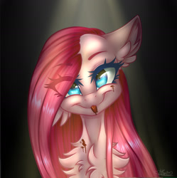 Size: 1654x1662 | Tagged: safe, artist:fellabyss, pinkie pie, pony, pinkamena diane pie, solo