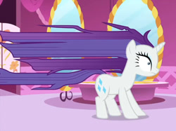 Size: 1280x957 | Tagged: safe, screencap, rarity, pony, unicorn, rarity's biggest fan, spoiler:interseason shorts, cropped, long hair, long mane, solo