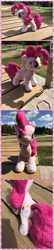 Size: 640x2948 | Tagged: safe, artist:kltten-kandy, pinkie pie, earth pony, pony, irl, photo, plushie, solo