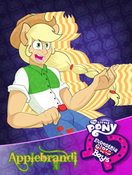 Size: 3000x4000 | Tagged: safe, artist:php37, applejack, applejack (male), equestria girls, applebrandi, equestria guys, male, ponied up, rule 63, solo