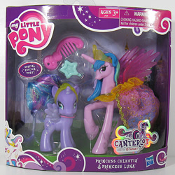 Size: 600x600 | Tagged: safe, princess celestia, princess luna, alicorn, pony, pinklestia, toy