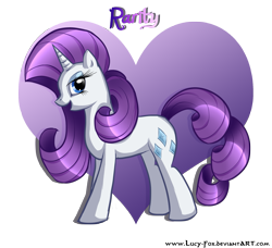 Size: 1729x1580 | Tagged: safe, artist:aerovixen, rarity, pony, unicorn, cutie mark, female, heart, lidded eyes, looking at you, mare, open mouth, profile, simple background, smiling, solo, transparent background