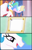 Size: 800x1259 | Tagged: safe, artist:danfango700, edit, edited screencap, screencap, princess celestia, alicorn, pony, blue screen of death, broken image, intro, meme, youtube poop