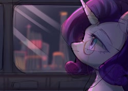 Size: 1024x728 | Tagged: safe, artist:leafywind, rarity, pony, unicorn, female, glasses, mare, solo