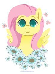 Size: 587x792 | Tagged: safe, artist:robbiecave, fluttershy, pegasus, pony, cute, female, mare, shyabetes, solo