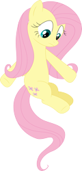 Size: 1709x3575 | Tagged: safe, artist:porygon2z, fluttershy, pegasus, pony, the super speedy cider squeezy 6000, female, fluttershy sleeps naked, mare, simple background, solo, transparent background, vector