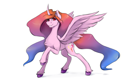 Size: 4000x2600 | Tagged: safe, artist:kittytitikitty, princess celestia, twilight sparkle, twilight sparkle (alicorn), oc, oc only, alicorn, pony, alicorn oc, fusion:mystic sunlight