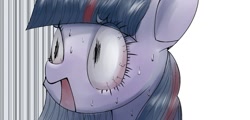 Size: 1023x491 | Tagged: safe, artist:unousaya, derpibooru import, twilight sparkle, scared, solo