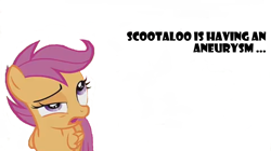 Size: 1364x763 | Tagged: artist needed, safe, scootaloo, pegasus, pony, aneurysm, blech, female, filly, gagging, simple background, solo, white background