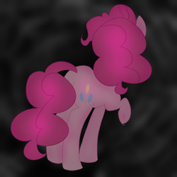 Size: 700x700 | Tagged: safe, artist:pansyseed, pinkie pie, pony, raised hoof, solo