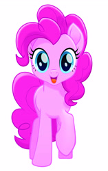 Size: 3185x5060 | Tagged: safe, pinkie pie, earth pony, pony, my little pony: the movie, absurd resolution, cmyk, simple background, solo, vector, white background