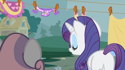 Size: 1920x1080 | Tagged: safe, screencap, rarity, sweetie belle, pony, unicorn, sisterhooves social, butt, female, mare, plot