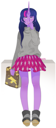 Size: 459x1043 | Tagged: safe, artist:averyskies, derpibooru import, twilight sparkle, equestria girls, horned humanization, humanized, pony coloring, solo