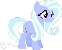 Size: 1024x828 | Tagged: safe, artist:ra1nb0wk1tty, fluttershy, sugarcoat, pegasus, pony, female, mare, recolor, simple background, solo, transparent background