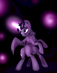 Size: 1280x1634 | Tagged: safe, artist:crysaa, derpibooru import, twilight sparkle, twilight sparkle (alicorn), alicorn, monster pony, original species, spiderpony, bored, magic, solo