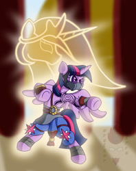 Size: 2062x2603 | Tagged: safe, artist:brother orin, derpibooru import, twilight sparkle, twilight sparkle (alicorn), alicorn, pony, crossover, female, jago, killer instinct, mare