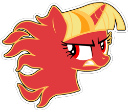 Size: 1249x1074 | Tagged: safe, artist:lyraheartstrngs, derpibooru import, twilight sparkle, calgary flames, hockey, logo, logo parody, nhl