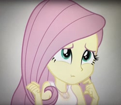 Size: 3400x2945 | Tagged: safe, screencap, fluttershy, equestria girls, mirror magic, spoiler:eqg specials, faic, geode of fauna, solo