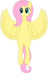 Size: 2328x3575 | Tagged: safe, artist:mfg637, fluttershy, pegasus, pony, female, mare, simple background, solo, transparent background, vector