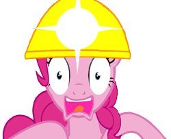 Size: 1155x940 | Tagged: safe, artist:akdanimations, pinkie pie, earth pony, pony, achievement ponies, female, frightened, looking at you, mare, open mouth, screaming, simple background, transparent background