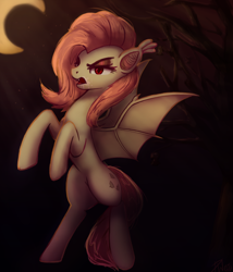 Size: 1024x1195 | Tagged: safe, artist:penny-wren, fluttershy, bat pony, flutterbat, race swap