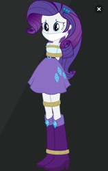 Size: 720x1136 | Tagged: safe, artist:songokussjsannin8000, rarity, equestria girls, bondage, bound and gagged, cloth gag, gag, rope, rope bondage, tied up