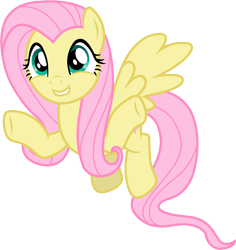 Size: 2307x2449 | Tagged: safe, artist:davidsfire, fluttershy, pegasus, pony, cute, female, mare, shyabetes, simple background, solo, transparent background, underhoof, vector