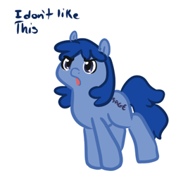 Size: 450x450 | Tagged: safe, artist:mt, oc, oc only, oc:sage (4chan), earth pony, pony, 4chan, female, mare, reaction image, simple background, solo, white background