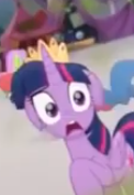 Size: 122x177 | Tagged: safe, screencap, princess celestia, twilight sparkle, twilight sparkle (alicorn), alicorn, pony, my little pony: the movie, cropped, cute, floppy ears, picture for breezies, shocked, shocked expression, solo focus