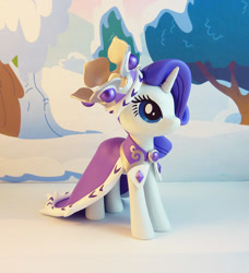 Size: 776x850 | Tagged: safe, artist:krowzivitch, princess platinum, rarity, pony, figurine, irl, photo, solo