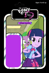 Size: 1868x2751 | Tagged: safe, artist:adammasterart, derpibooru import, spike, twilight sparkle, equestria girls, packaging, template