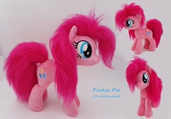 Size: 1600x1123 | Tagged: safe, artist:epicrainbowcrafts, pinkie pie, pony, irl, photo, plushie, solo