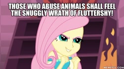 Size: 600x337 | Tagged: safe, edit, edited screencap, screencap, fluttershy, a fine line, better together, equestria girls, fluttershy's revenge, geode of fauna