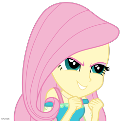 Size: 4371x4355 | Tagged: safe, artist:mandash1996, fluttershy, a fine line, better together, equestria girls, absurd resolution, clothes, determination, determined, determined look, female, fluttershy's revenge, photo, simple background, solo, transparent background, vector