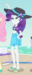 Size: 199x460 | Tagged: safe, screencap, rarity, better together, equestria girls, forgotten friendship, bikini, clothes, cropped, feet, legs, offscreen character, solo focus, swimsuit