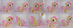 Size: 3000x1176 | Tagged: safe, artist:moggymawee, fluttershy, irl, photo, plushie, solo