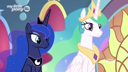 Size: 1920x1080 | Tagged: safe, screencap, princess celestia, princess luna, alicorn, pony, the beginning of the end