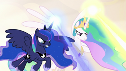 Size: 1920x1080 | Tagged: safe, screencap, princess celestia, princess luna, alicorn, pony, the beginning of the end