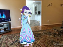Size: 400x301 | Tagged: safe, artist:ultimatepegasus-25, rarity, equestria girls, clothes, dress, long dress, solo