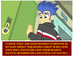 Size: 620x479 | Tagged: safe, edit, edited screencap, screencap, flash sentry, equestria girls, equestria girls (movie), brad, confession, meta, text