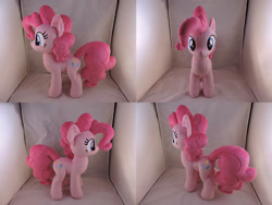 Size: 1597x1199 | Tagged: safe, artist:little-broy-peep, pinkie pie, pony, irl, photo, plushie, solo